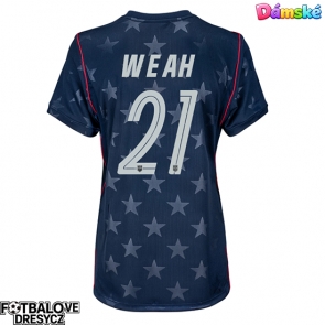 Spojené státy Timothy Weah #21 Dámské Venkovní Dres MS 2026 Krátký Rukáv